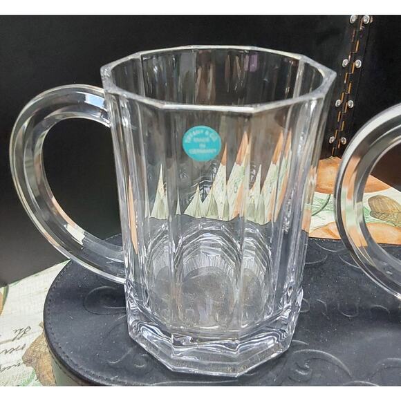 Tiffany & Company Pair Beer Steins Mugs Atlas Pattern New Retail $99.95 each - Picture 3 of 5